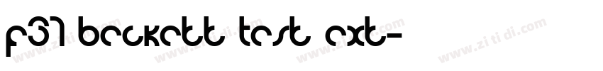 F37 Beckett Test Ext字体转换
